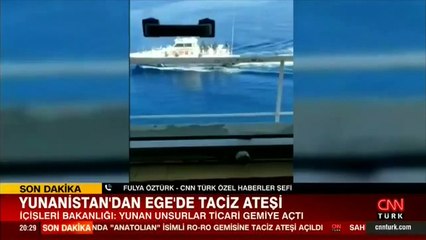 Sahil Güvenlik açıkladı: Yunanistan'dan uluslararası sularda taciz ateşi!