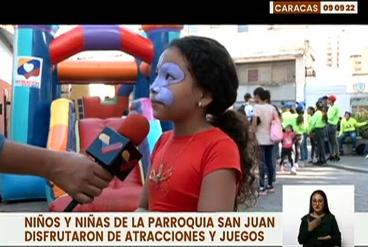 Niños y niñas de la parroquia San Juan disfrutaron de actividades recreativas en Caracas