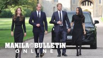 William, Kate, Harry and Meghan together at Windsor Castle