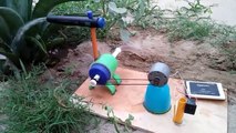 How to make Mini water pump at home science project