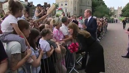 The Princess of Wales chats to children about 'very special' Queen