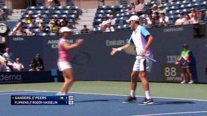 Sanders / Peers - Flipkens / Roger-Vasselin - Les temps forts du match - US Open