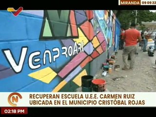 Miranda | Gobierno Nacional realiza recuperación de espacios en la U.E.E. Carmen Ruiz
