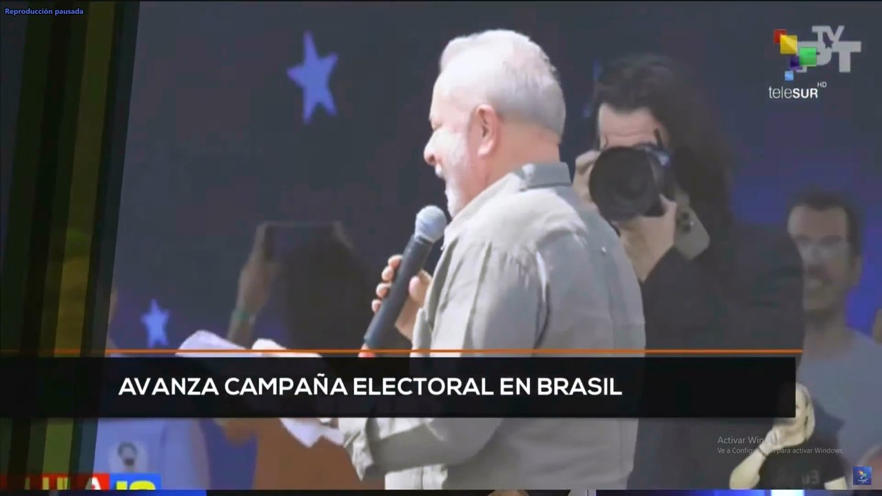 teleSUR Noticias 14:30 10-09: Avanza Campaña electoral en Brasil