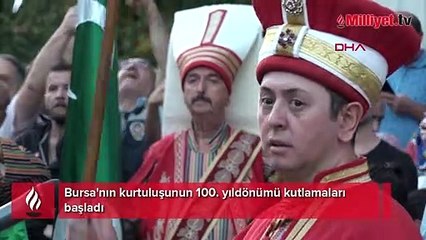 Bursa'nın kurtuluşunun 100. yıldönümü kutlamaları başladı