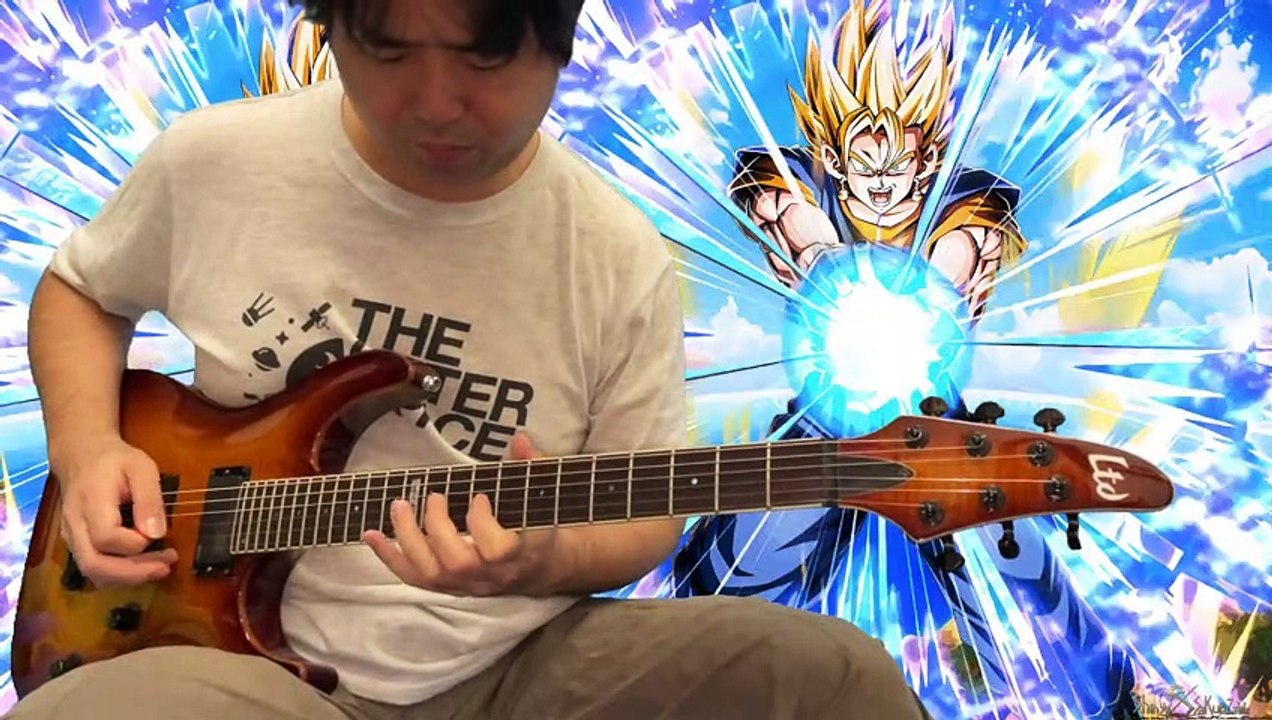 Dragon Ball Z Dokkan Battle OST Guitar Cover-STR Super Vegito Active skill theme Remix