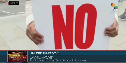 The Black Lives Matter movement is projected in front of the British Parliament