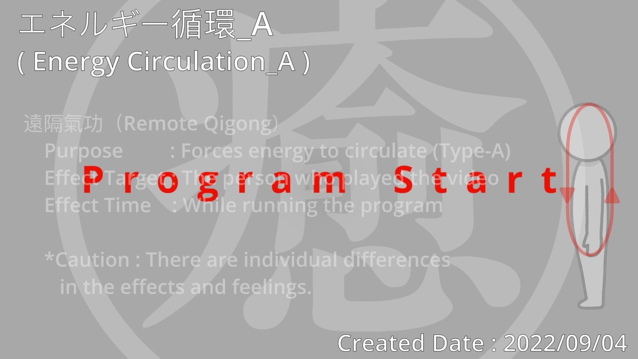 [Remote Qigong] Energy Circulation_AProgram_20220904