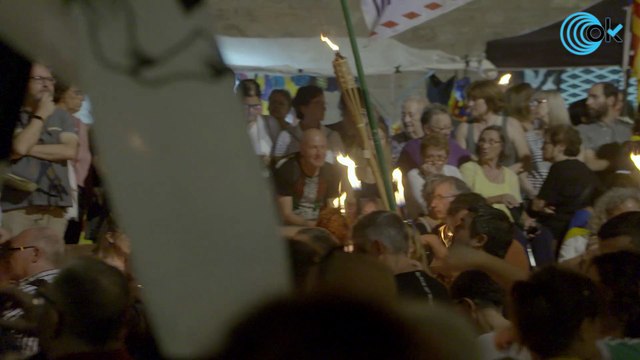 Bronca e insultos contra ERC en la víspera de la Diada: ¡Traidores! ¿Qué habéis hecho por Cataluña?