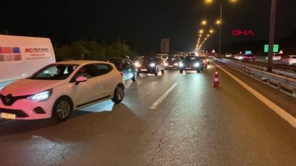 TEM OTOYOLU'NDA ALKOLLÜ SÜRÜCÜ KAZAYA SEBEP OLDU: 2 YARALI