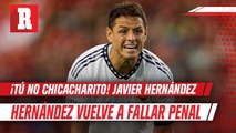 Chicharito Hernández falló un penalti con LA Galaxy por segunda vez consecutiva