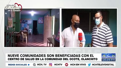 #HCHOlanchito| Nueve comunidades son beneficiadas con centro de salud del Ocote