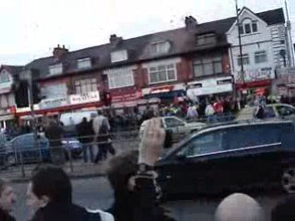 arrivée à Manchester