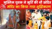 Lucknow: Ruckus over Muslim youth vandalizing idols of Gods