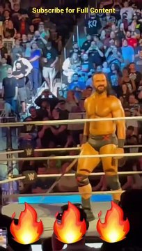 Drew McIntyre Entrance Pyros #wwe #smackdown #drewmcintyre
