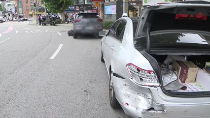 SUV가 버스 정류장·승용차 덮쳐...일가족 등 11명 부상 / YTN