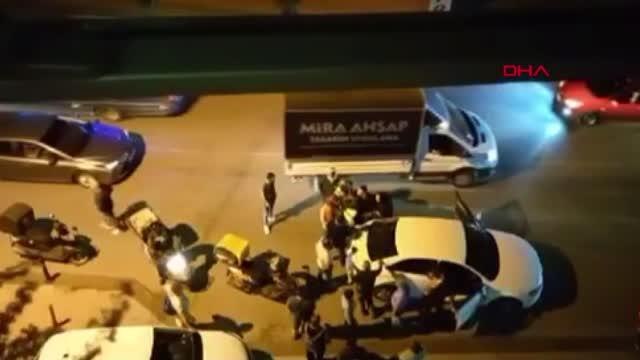 İSTANBUL-ATAŞEHİR'DE YOL VERME TARTIŞMASI KAVGAYA DÖNÜŞTÜ