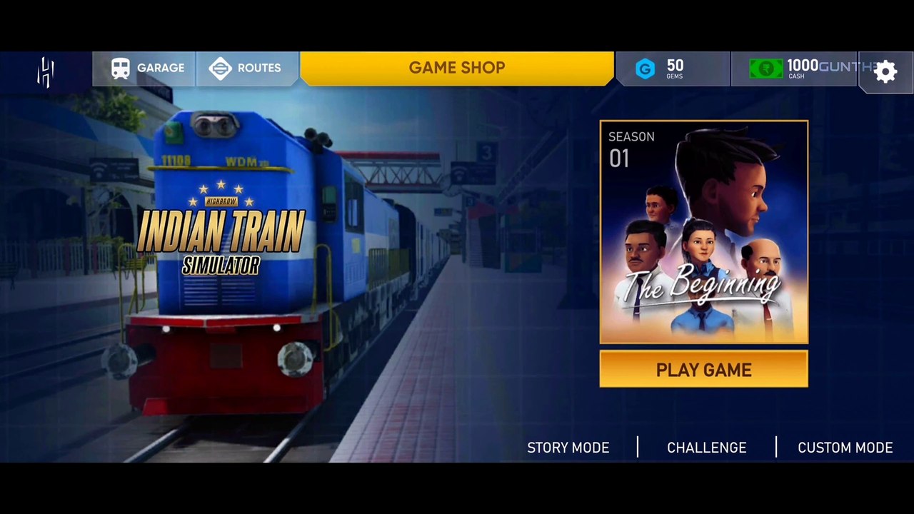 STORY MODE : THE BEGINNING | SEASON 1 | INDIAN TRAIN SIMULATOR | HIGHBROW INTERACTIVE | PART-1