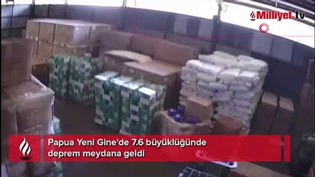 Papua Yeni Gine 7.6'lık depremle sarsıldı!