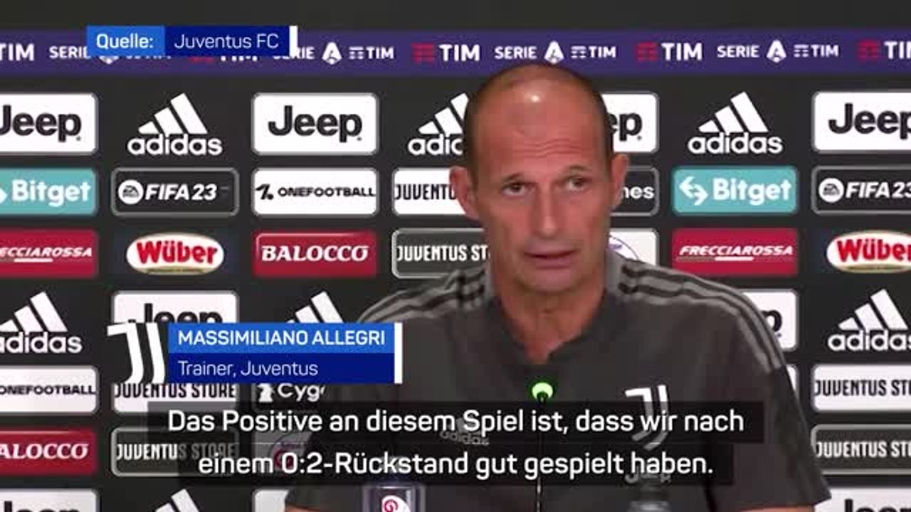 Allegri: 'Müssen aggressiver spielen'