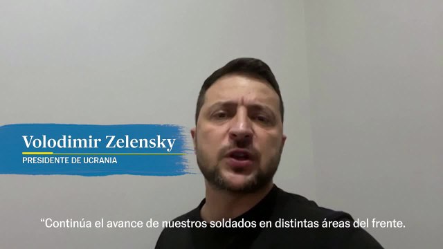 Zelensky dice que el ejército ucranio ha recuperado 2.000 kilómetros cuadrados de los rusos
