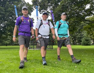 Three Dad's Walking - Three fathers who lost young daughters to suicide have begun an epic trek across the UK