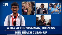 A Day After Visarjan, Mumbaikars Gather For Beach Cleanup| Ganpati Bappa| Juhu| Mumbai| Lalbaug