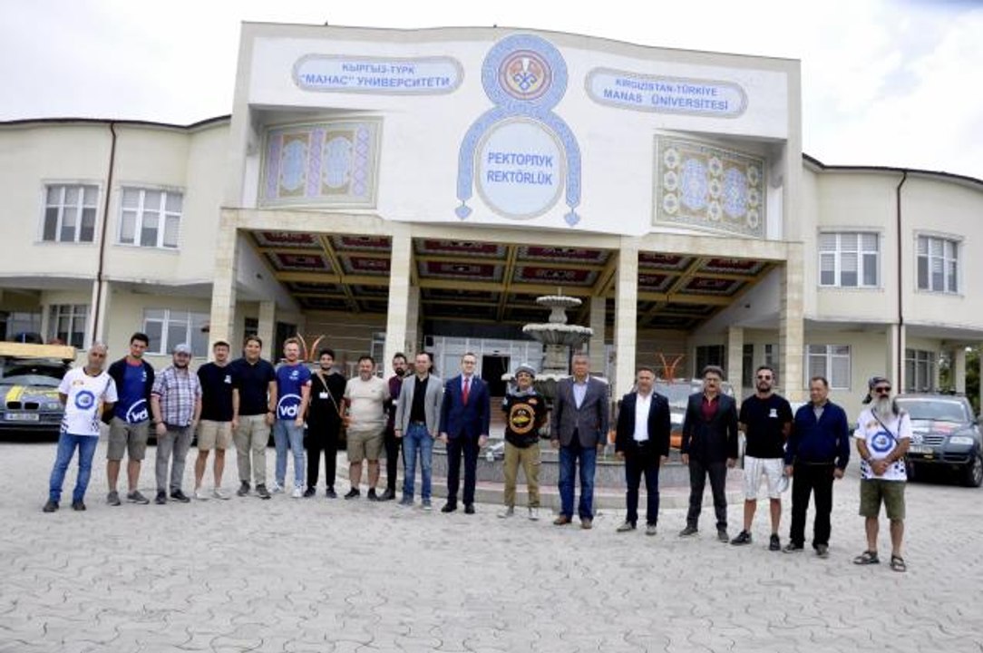 "Tuna'dan Orhun'a İpek Yolu Rallisi"ne katılan ekiplerin son durağı Kırgızistan oldu
