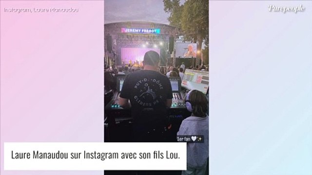Laure Manaudou et Jérémy Frérot : Adorable moment de complicité avec Lou, cheveux longs et fan de son papa