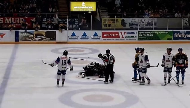 Ice hockey fight