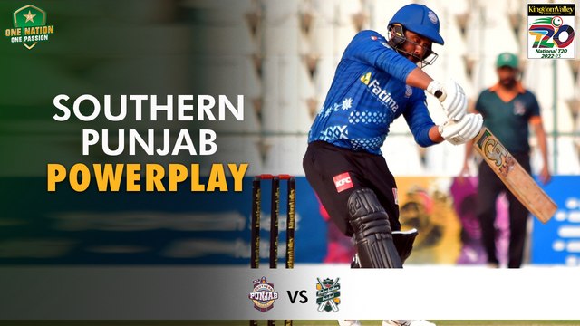 2nd Innings Powerplay | Balochistan vs Southern Punjab | Match 20 | National T20 2022 | PCB | MS2T