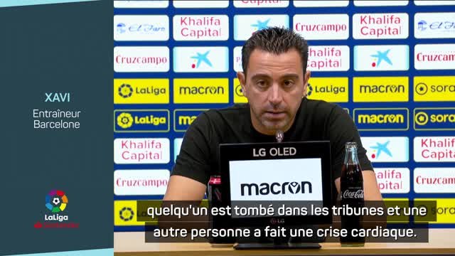 5e j. - Xavi : “Toute vie humaine est au-dessus d'un match de football”