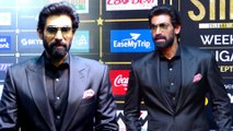 ब्लैक सूट में स्टनिंग अंदाज में नजर आये Rana Daggubati