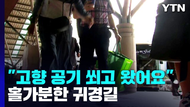 고향 공기 마시고 왔어요 ...홀가분한 귀경길 / YTN