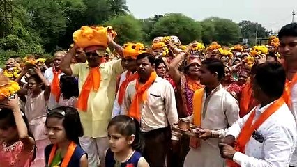 Download Video: निकाली कलश यात्रा, महादेव मंदिर में भागवत कथा शुरू