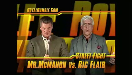 WWF Royal Rumble 2002 - Ric Flair vs Mr. McMahon (Street Fight)