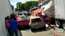 Meksika’da freni patlayan tır 22 aracı ezdi: 44 yaralı