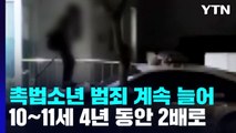 최근 4년 사이 10∼11세 소년범죄 2배 넘게 급증 / YTN