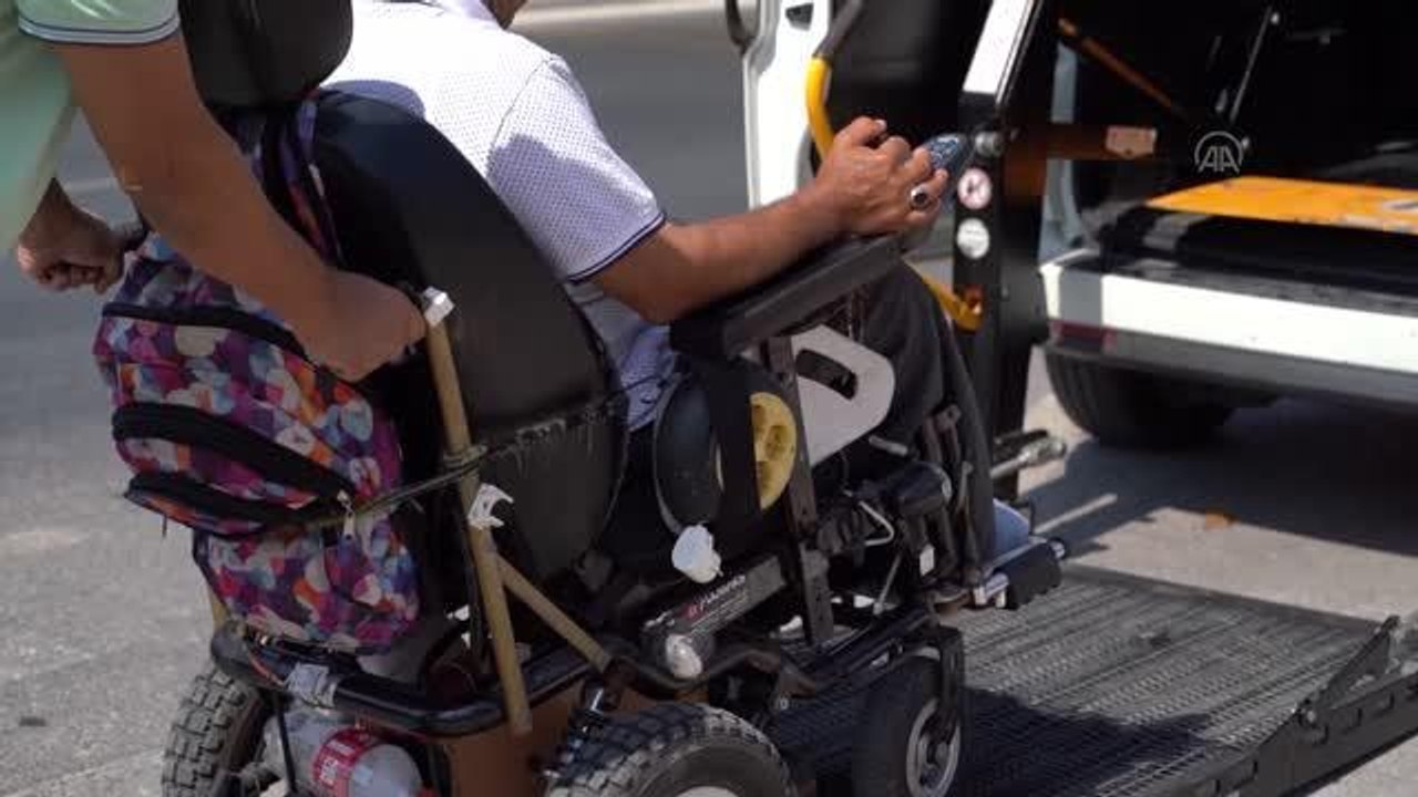 Engelli damat adayı nikaha engelli transfer aracıyla gitti