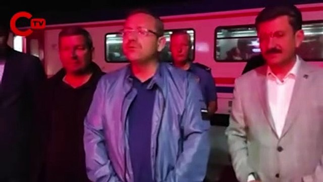 Yozgat'ta Doğu Ekspresi'nin vagonu raydan çıktı