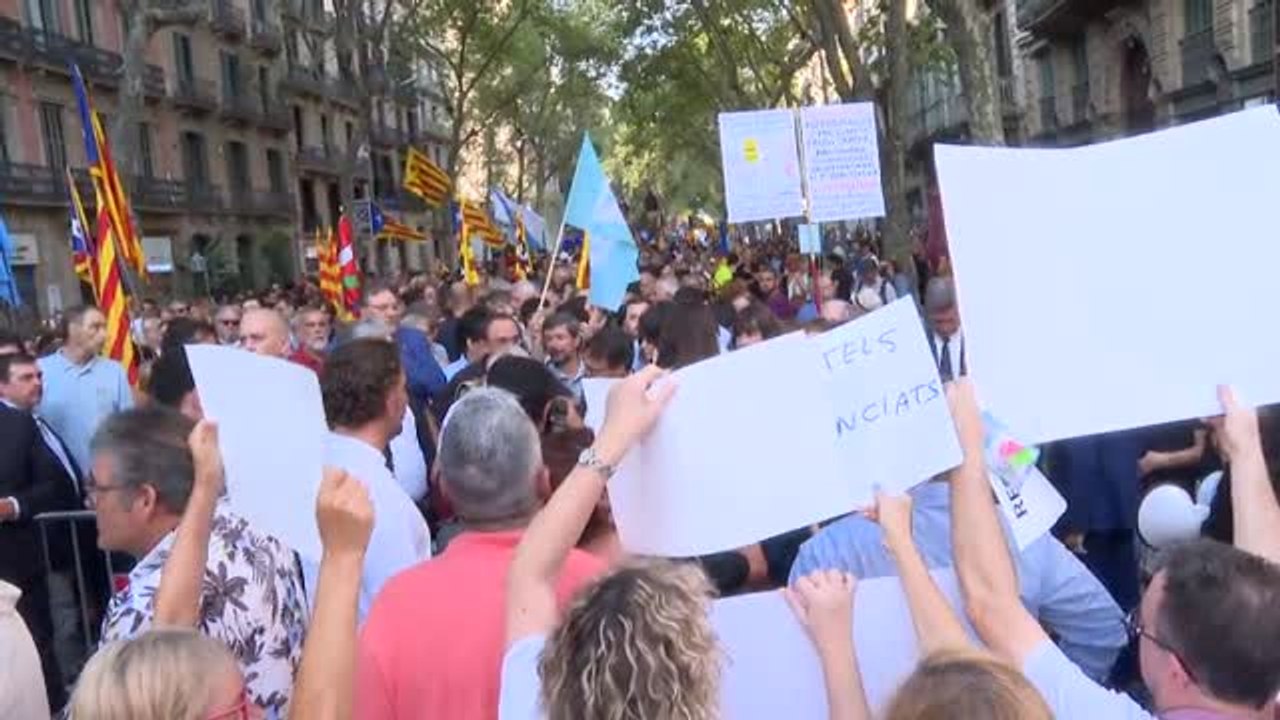Diada de división entre independentistas