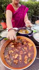 Woman Cooks At Home And Sells In Street #shorts