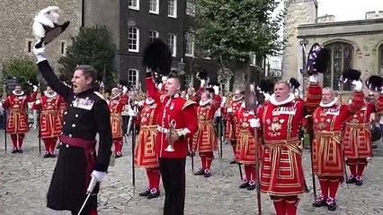 Yeoman Warders cheer new King Charles at Tower of London