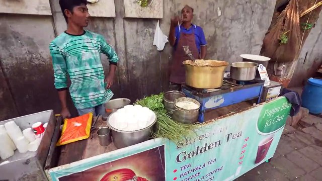 Extreme Level Tea Making Skills Pudina Chai Indian Street Food