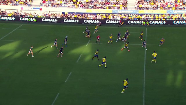 TOP 14 - Essai de Damian PENAUD (ASM) - ASM Clermont - Section Paloise - Saison 2022/2023