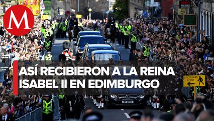 Cuerpo de la reina Isabel II llega al palacio de Holyroodhuose