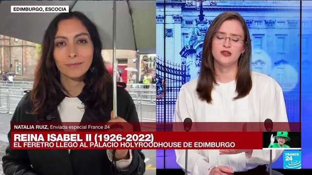 Informe desde Edimburgo: féretro de Isabel II llegó al palacio de Holyroodhouse