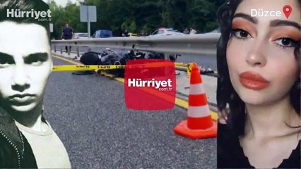 Motosiklet refüje çarptı, 2 kişi hayatını kaybetti