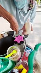 Hard Working Women Selling Thai Ice cream #shorts