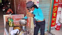 Smart Michael Jackson Chanachur Wala of Bangladesh   Smart Chanachur Wala   Bangladeshi Street Food